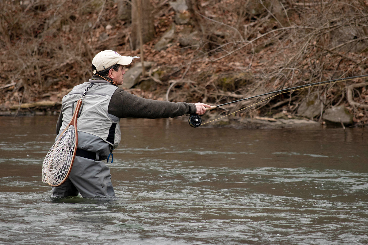 Spring Creek Fisherman